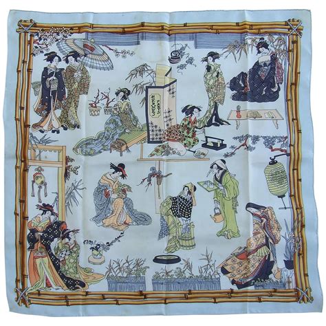 hermes japanese scarf|Hermes scarf images.